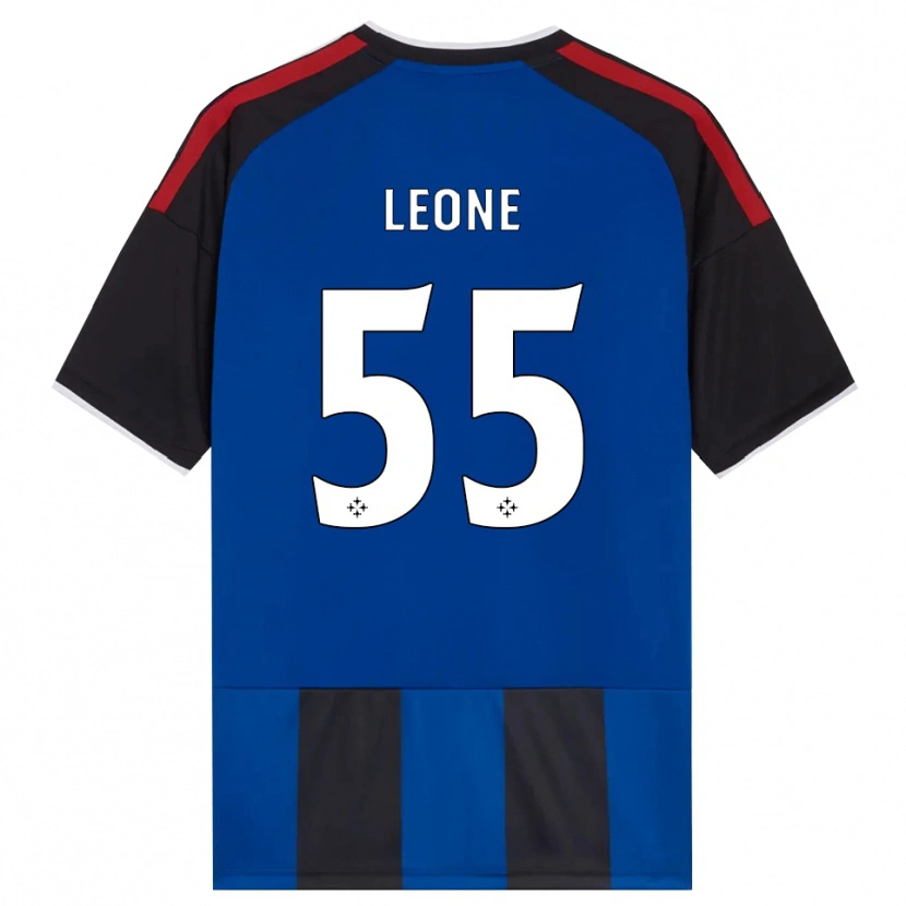 Danxen Kinder Giuseppe Leone #55 Schwarz Rot Weiß Blau Heimtrikot Trikot 2026/27 T-Shirt Österreich