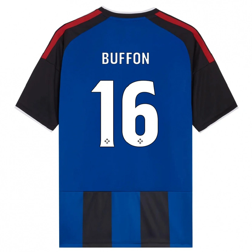Danxen Kinder Louis Buffon #16 Schwarz Rot Weiß Blau Heimtrikot Trikot 2026/27 T-Shirt Österreich