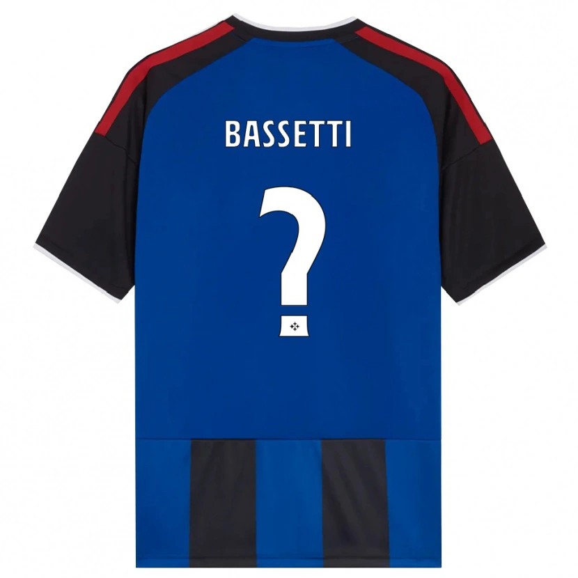 Danxen Kinder Giovanni Bassetti #0 Schwarz Rot Weiß Blau Heimtrikot Trikot 2026/27 T-Shirt Österreich
