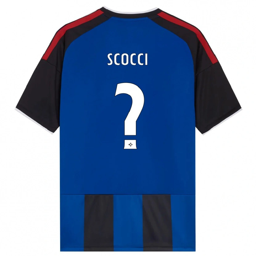 Danxen Kinder Nicholas Scocci #0 Schwarz Rot Weiß Blau Heimtrikot Trikot 2026/27 T-Shirt Österreich