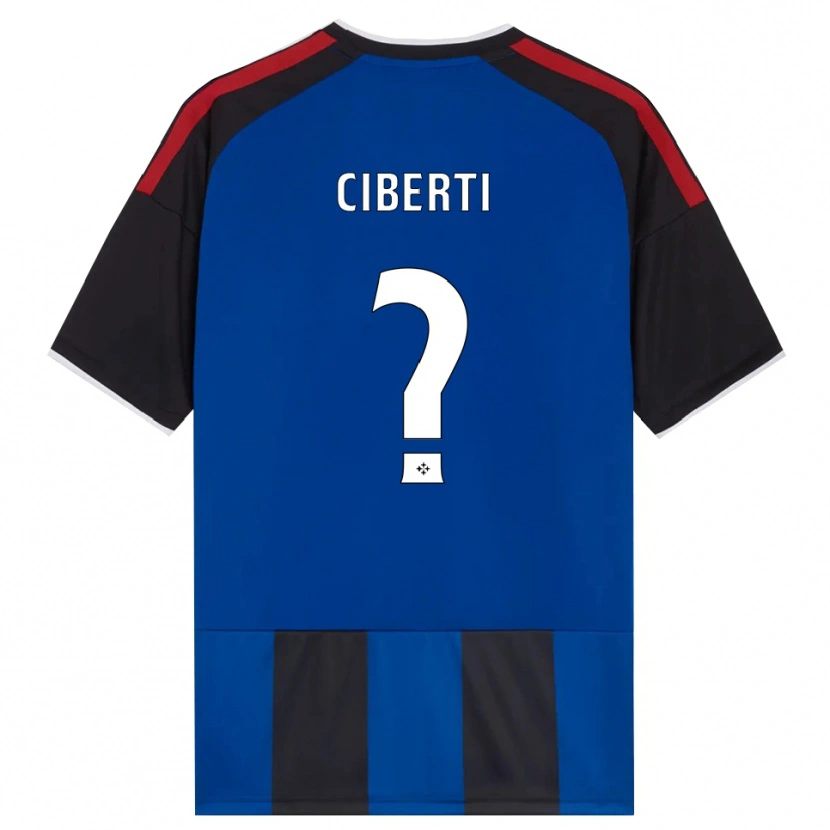 Danxen Kinder Martino Ciberti #0 Schwarz Rot Weiß Blau Heimtrikot Trikot 2026/27 T-Shirt Österreich