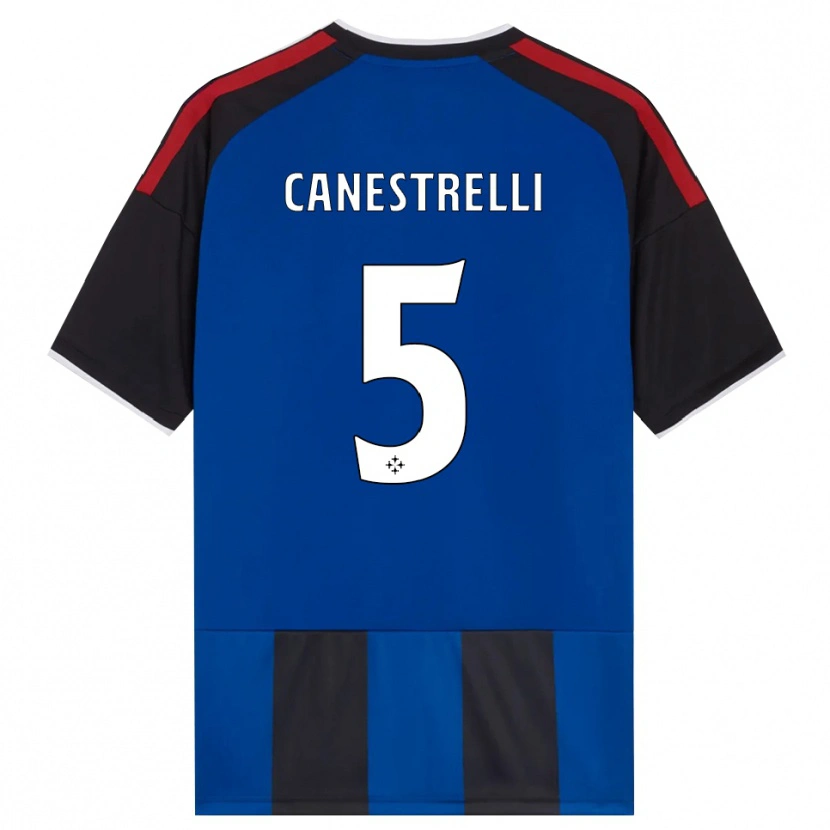 Danxen Kinder Simone Canestrelli #5 Schwarz Rot Weiß Blau Heimtrikot Trikot 2026/27 T-Shirt Österreich