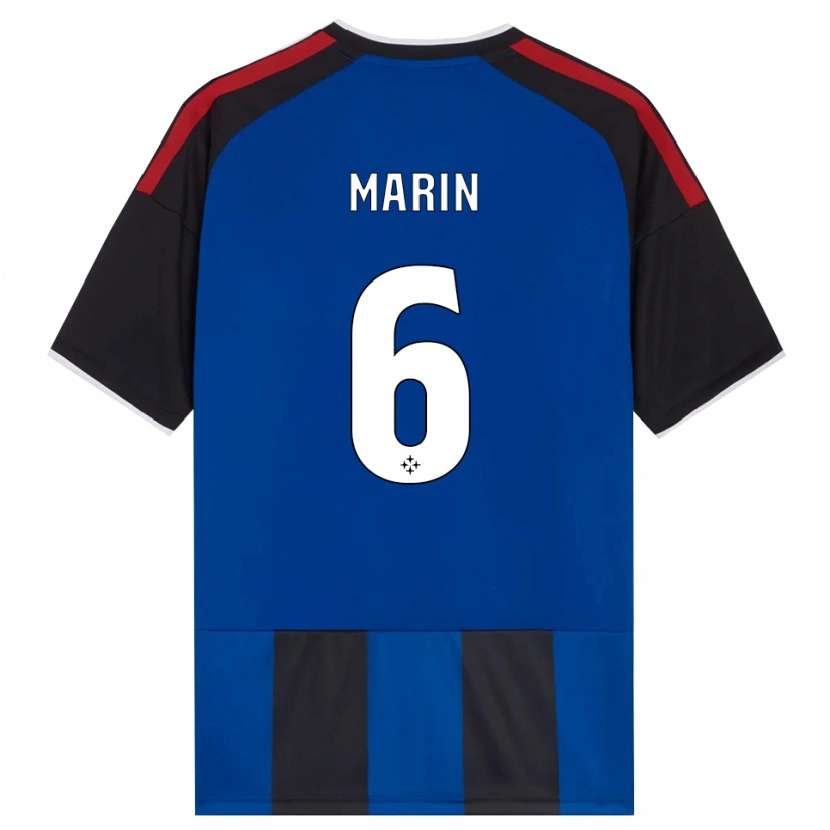 Danxen Kinder Marius Marin #6 Schwarz Rot Weiß Blau Heimtrikot Trikot 2026/27 T-Shirt Österreich