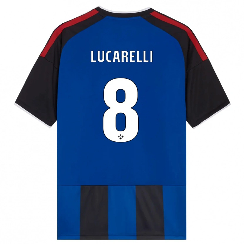 Danxen Kinder Lapo Lucarelli #8 Schwarz Rot Weiß Blau Heimtrikot Trikot 2026/27 T-Shirt Österreich