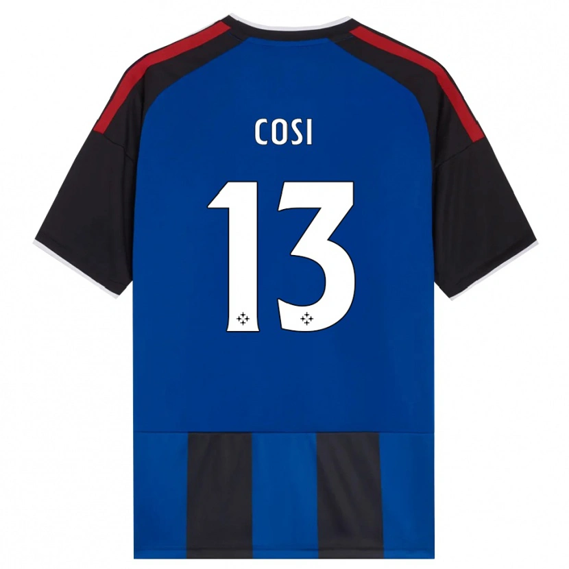 Danxen Kinder Tommaso Cosi #13 Schwarz Rot Weiß Blau Heimtrikot Trikot 2026/27 T-Shirt Österreich