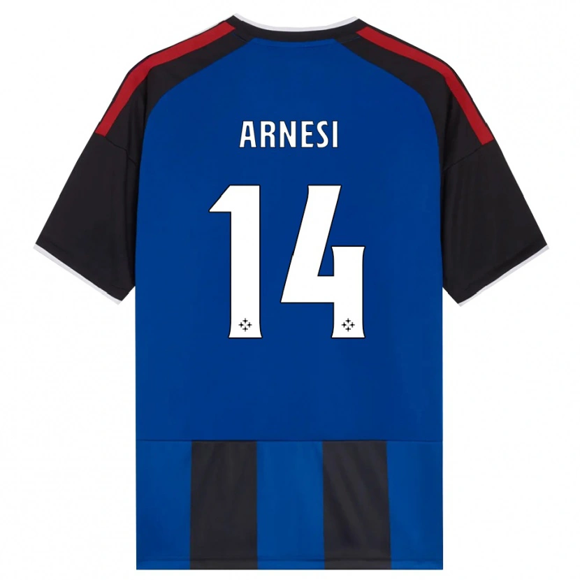Danxen Kinder Lorenzo Arnesi #14 Schwarz Rot Weiß Blau Heimtrikot Trikot 2026/27 T-Shirt Österreich