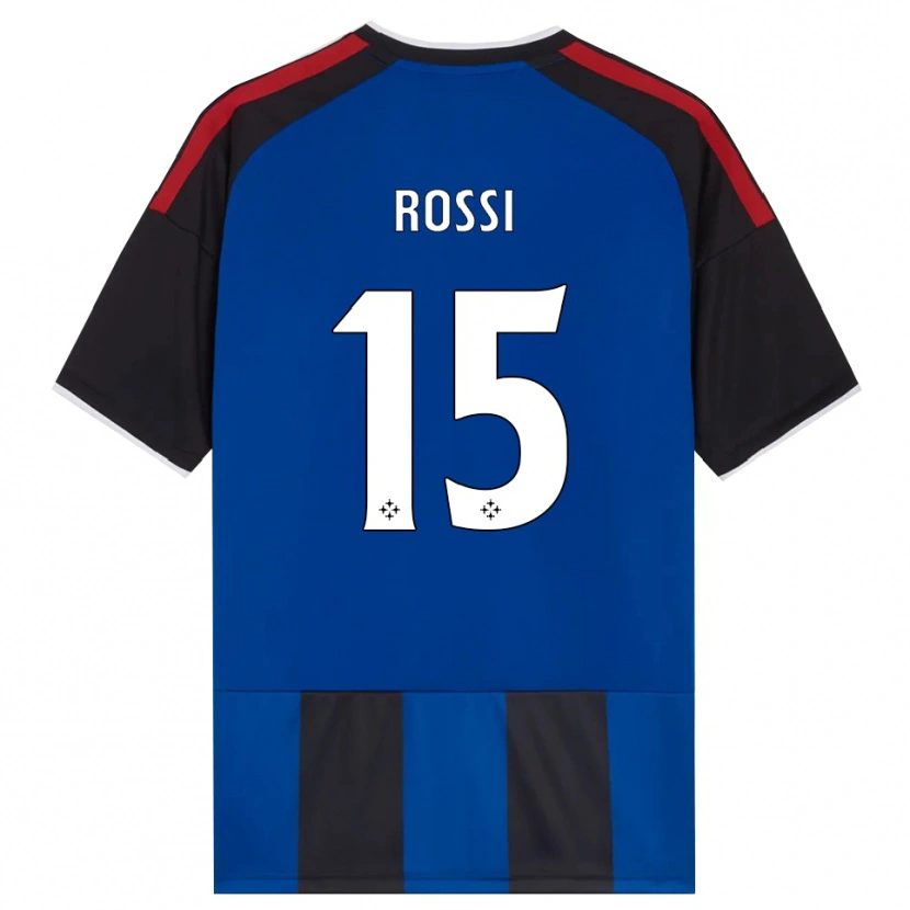 Danxen Kinder Jacopo Rossi #15 Schwarz Rot Weiß Blau Heimtrikot Trikot 2026/27 T-Shirt Österreich