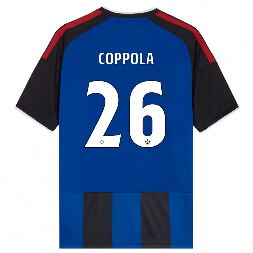 Danxen Kinder Francesco Coppola #26 Schwarz Rot Weiß Blau Heimtrikot Trikot 2026/27 T-Shirt Österreich