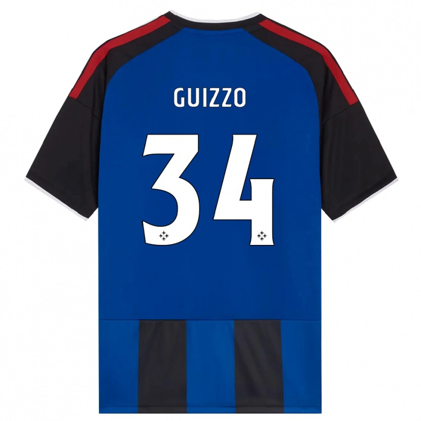 Danxen Kinder Tommaso Guizzo #34 Schwarz Rot Weiß Blau Heimtrikot Trikot 2026/27 T-Shirt Österreich