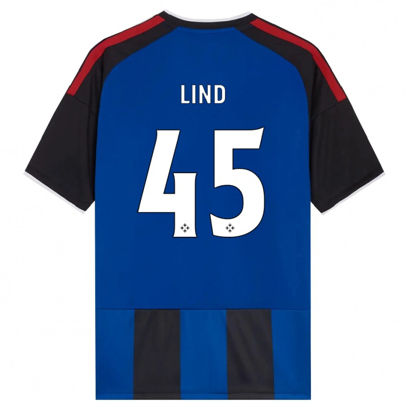 Danxen Kinder Alexander Lind #45 Schwarz Rot Weiß Blau Heimtrikot Trikot 2026/27 T-Shirt Österreich