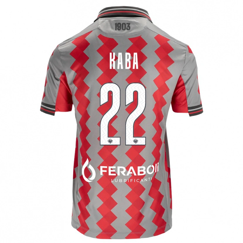 Danxen Kinder Karamoko Kaba #22 Grau Rot Weiß Heimtrikot Trikot 2026/27 T-Shirt Österreich