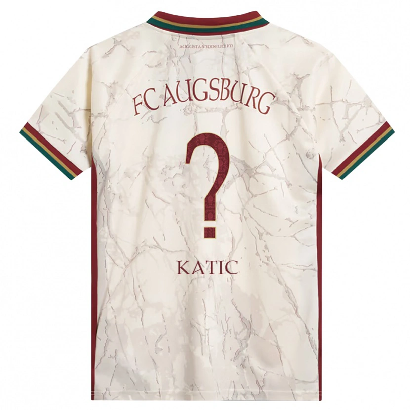 Danxen Kinder Daniel Katic #0 Grün Reis Weiß Burgund Heimtrikot Trikot 2026/27 T-Shirt Österreich