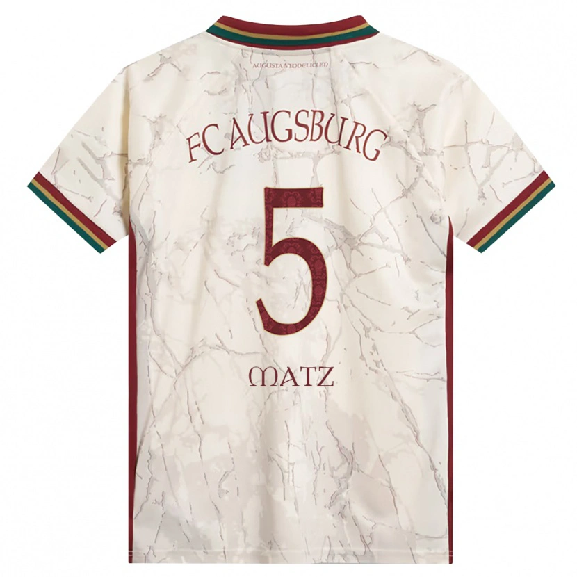 Danxen Kinder Maximilian Matz #5 Grün Reis Weiß Burgund Heimtrikot Trikot 2026/27 T-Shirt Österreich
