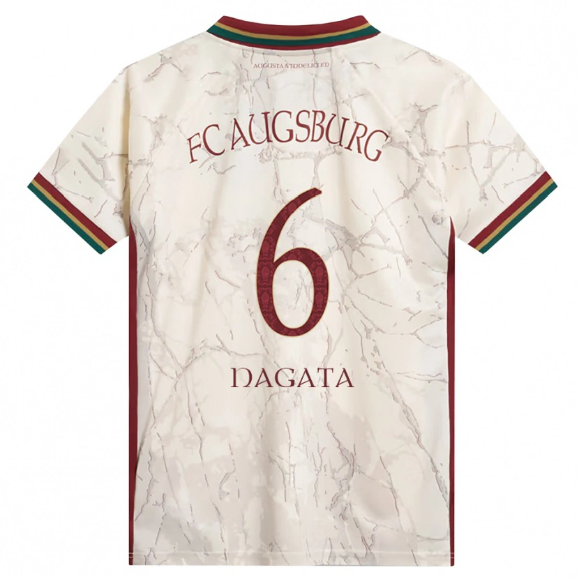 Danxen Kinder Ryoji Nagata #6 Grün Reis Weiß Burgund Heimtrikot Trikot 2026/27 T-Shirt Österreich