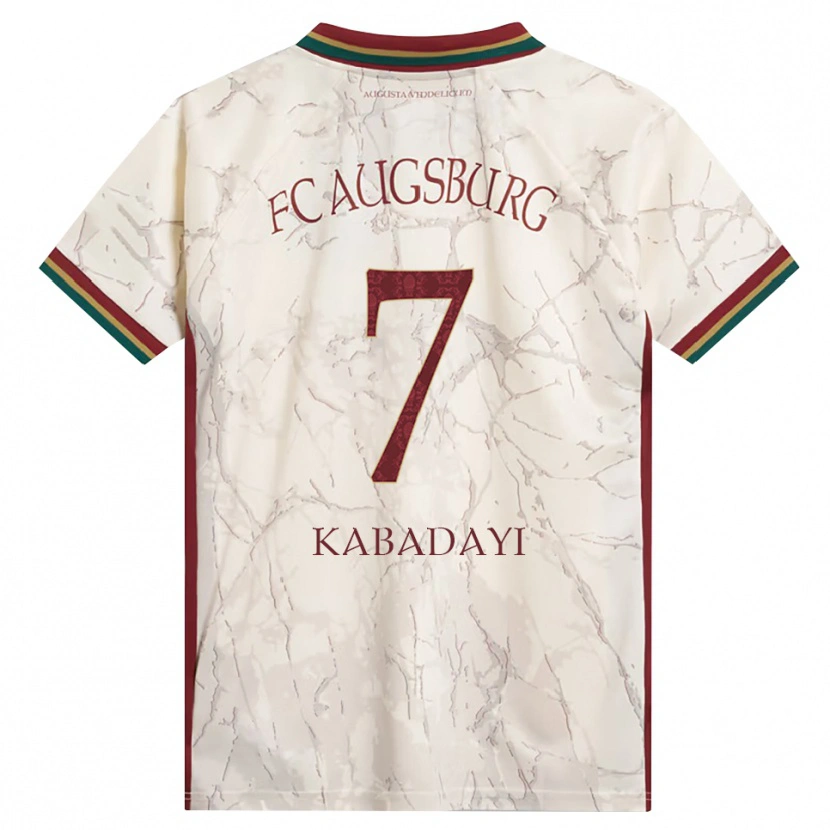 Danxen Kinder Yusuf Kabadayi #7 Grün Reis Weiß Burgund Heimtrikot Trikot 2026/27 T-Shirt Österreich