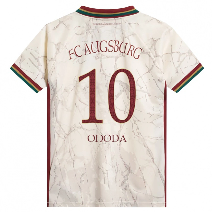 Danxen Kinder Ryota Onoda #10 Grün Reis Weiß Burgund Heimtrikot Trikot 2026/27 T-Shirt Österreich