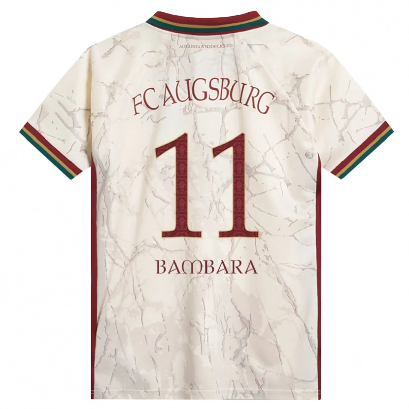 Danxen Kinder Jermaine Bambara #11 Grün Reis Weiß Burgund Heimtrikot Trikot 2026/27 T-Shirt Österreich