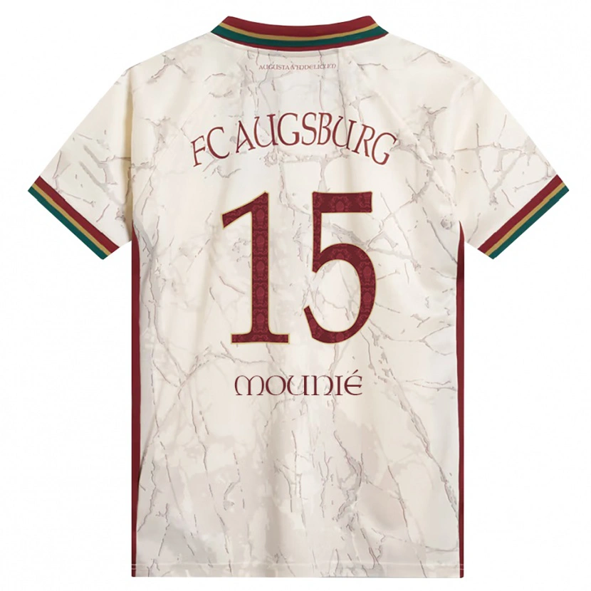 Danxen Kinder Steve Mounié #15 Grün Reis Weiß Burgund Heimtrikot Trikot 2026/27 T-Shirt Österreich