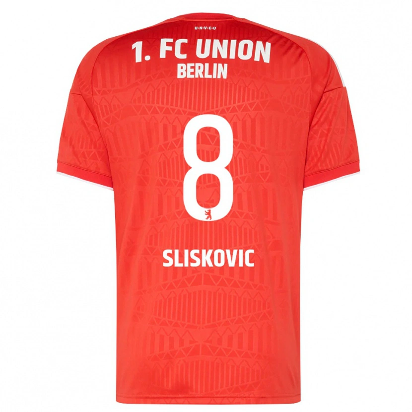 Danxen Kinder Duje Sliskovic #8 Rot Weiß Heimtrikot Trikot 2026/27 T-Shirt Österreich
