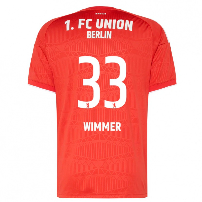 Danxen Kinder Pauline Wimmer #33 Rot Weiß Heimtrikot Trikot 2026/27 T-Shirt Österreich