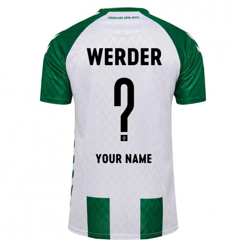 Danxen Kinder Ihren Namen #0 Grün Weiß Heimtrikot Trikot 2026/27 T-Shirt Österreich