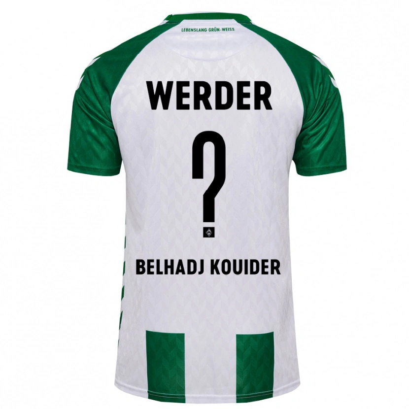 Danxen Kinder Mahfoud Belhadj Kouider #0 Grün Weiß Heimtrikot Trikot 2026/27 T-Shirt Österreich