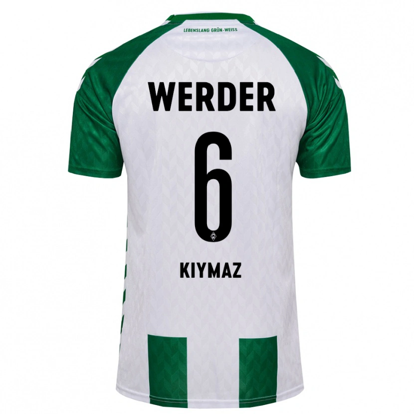 Danxen Kinder Anil Kiymaz #6 Grün Weiß Heimtrikot Trikot 2026/27 T-Shirt Österreich