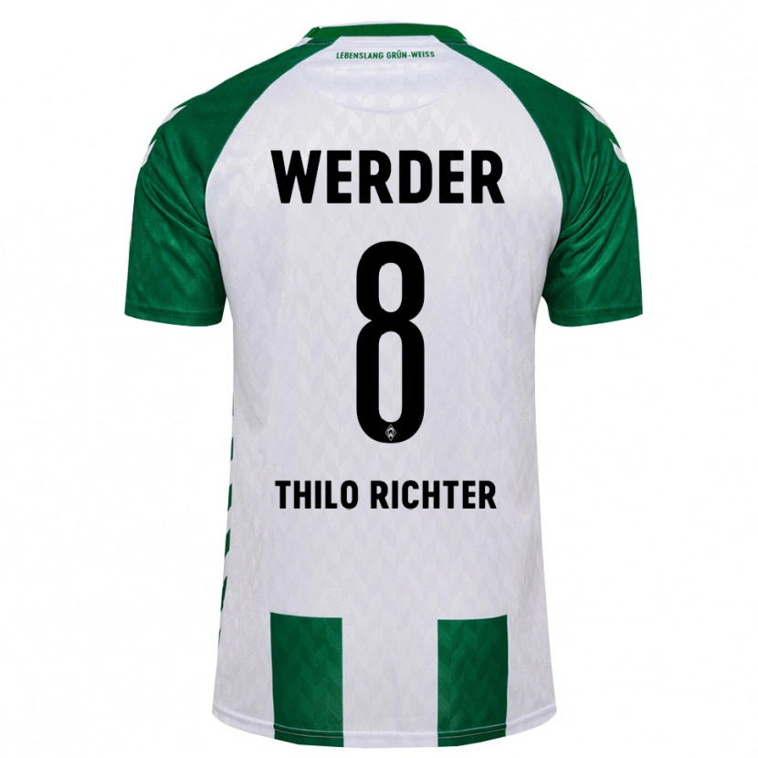 Danxen Kinder Jasper Thilo Richter #8 Grün Weiß Heimtrikot Trikot 2026/27 T-Shirt Österreich