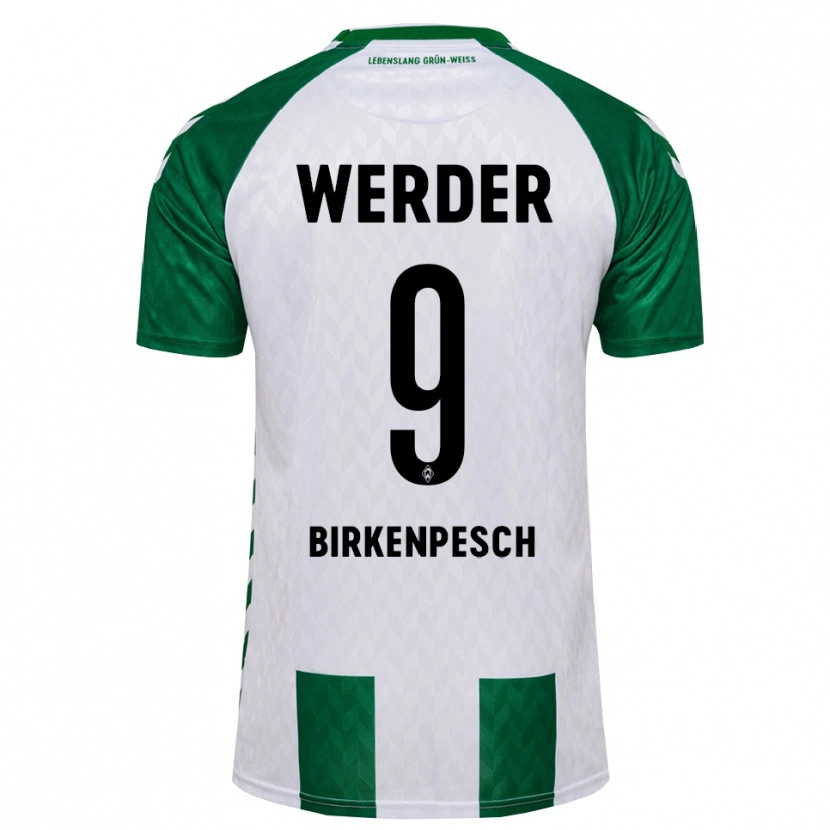 Danxen Kinder Noah Birkenpesch #9 Grün Weiß Heimtrikot Trikot 2026/27 T-Shirt Österreich