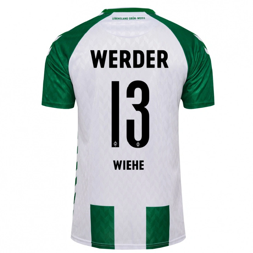 Danxen Kinder Jakob Wiehe #13 Grün Weiß Heimtrikot Trikot 2026/27 T-Shirt Österreich