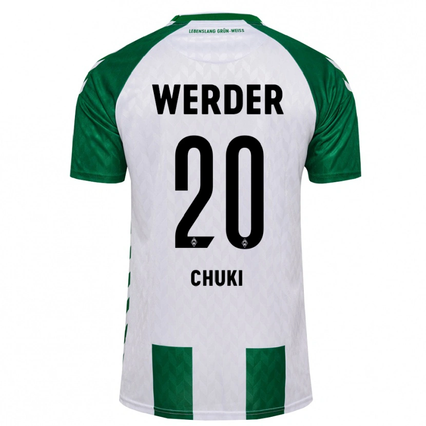 Danxen Kinder Chuki #20 Grün Weiß Heimtrikot Trikot 2026/27 T-Shirt Österreich