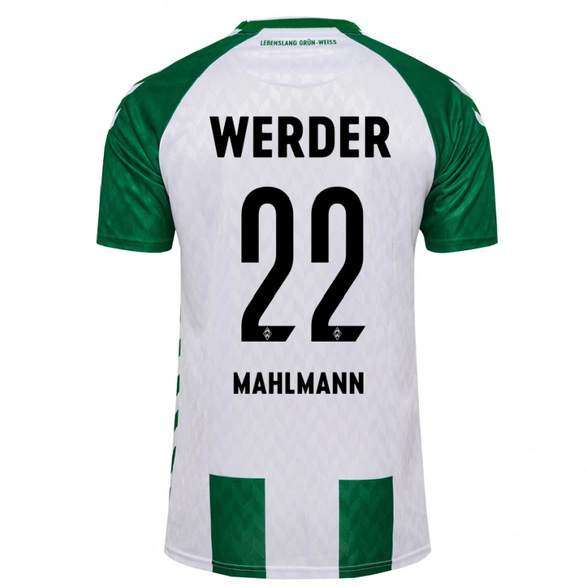 Danxen Kinder Justus Mahlmann #22 Grün Weiß Heimtrikot Trikot 2026/27 T-Shirt Österreich