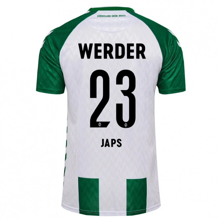 Danxen Kinder Adrian Japs #23 Grün Weiß Heimtrikot Trikot 2026/27 T-Shirt Österreich