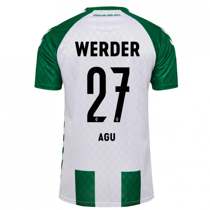 Danxen Kinder Felix Agu #27 Grün Weiß Heimtrikot Trikot 2026/27 T-Shirt Österreich