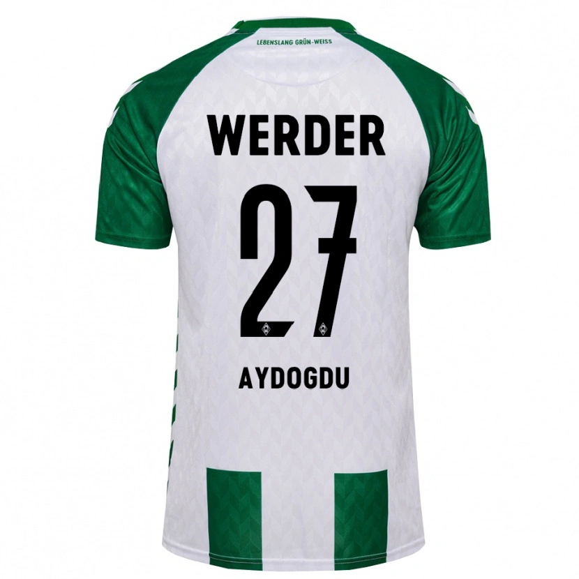 Danxen Kinder Onur Aydogdu #27 Grün Weiß Heimtrikot Trikot 2026/27 T-Shirt Österreich