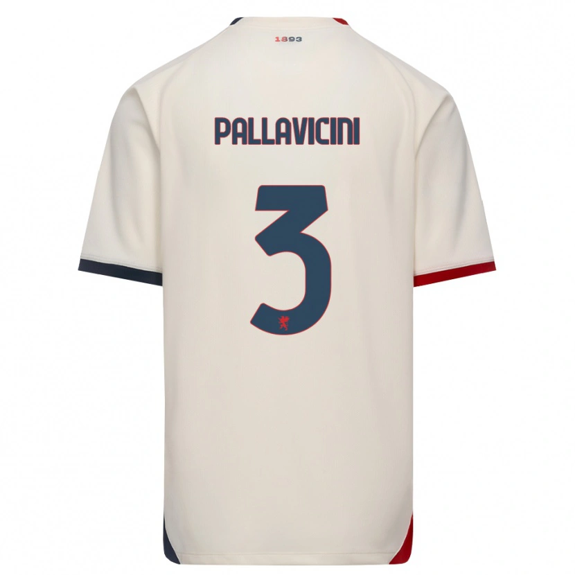 Danxen Kinder Matteo Pallavicini #3 Creme Rot Auswärtstrikot Trikot 2026/27 T-Shirt Österreich