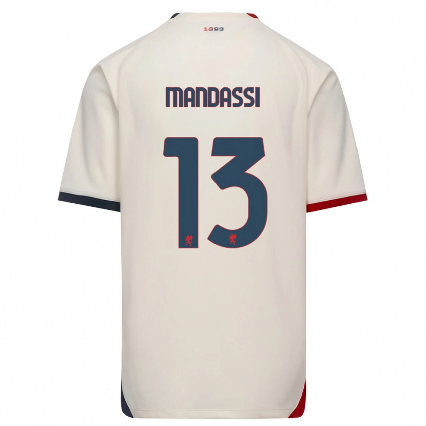 Danxen Kinder Amir Mandassi #13 Creme Rot Auswärtstrikot Trikot 2026/27 T-Shirt Österreich