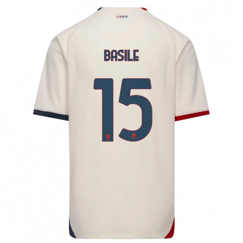 Danxen Kinder Cosimo Basile #15 Creme Rot Auswärtstrikot Trikot 2026/27 T-Shirt Österreich