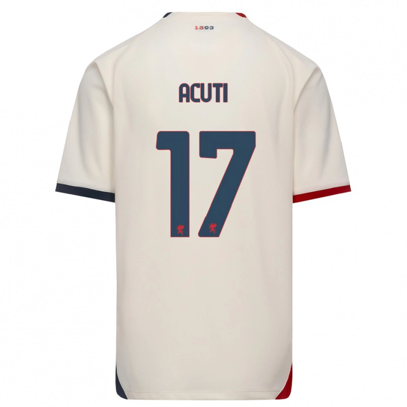 Danxen Kinder Arianna Acuti #17 Creme Rot Auswärtstrikot Trikot 2026/27 T-Shirt Österreich