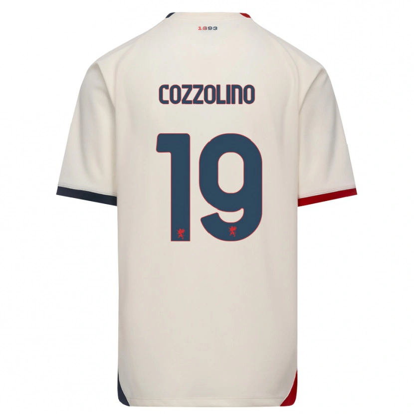 Danxen Kinder Carmine Cozzolino #19 Creme Rot Auswärtstrikot Trikot 2026/27 T-Shirt Österreich