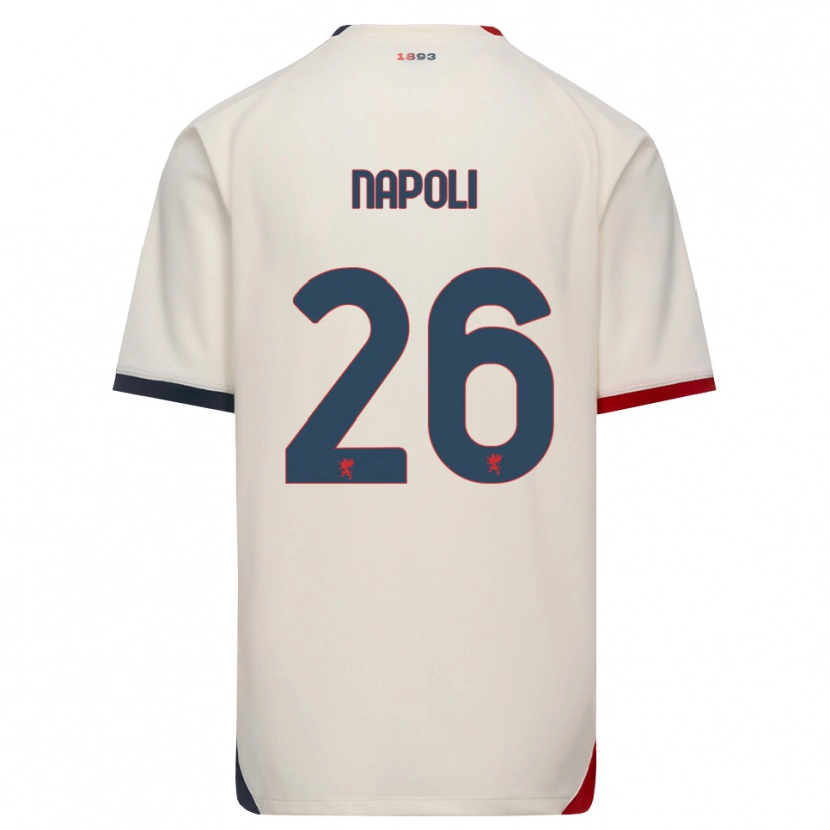 Danxen Kinder Pietro Napoli #26 Creme Rot Auswärtstrikot Trikot 2026/27 T-Shirt Österreich