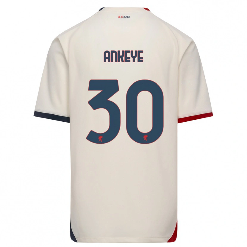 Danxen Kinder David Ankeye #30 Creme Rot Auswärtstrikot Trikot 2026/27 T-Shirt Österreich