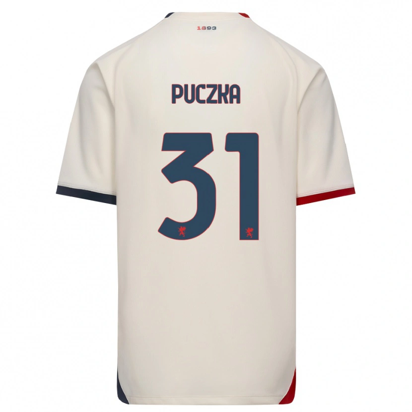 Danxen Kinder David Puczka #31 Creme Rot Auswärtstrikot Trikot 2026/27 T-Shirt Österreich