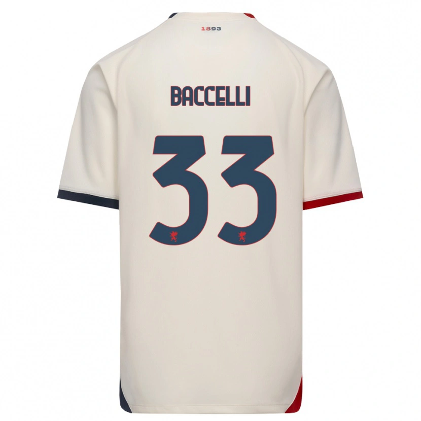 Danxen Kinder Pietro Baccelli #33 Creme Rot Auswärtstrikot Trikot 2026/27 T-Shirt Österreich