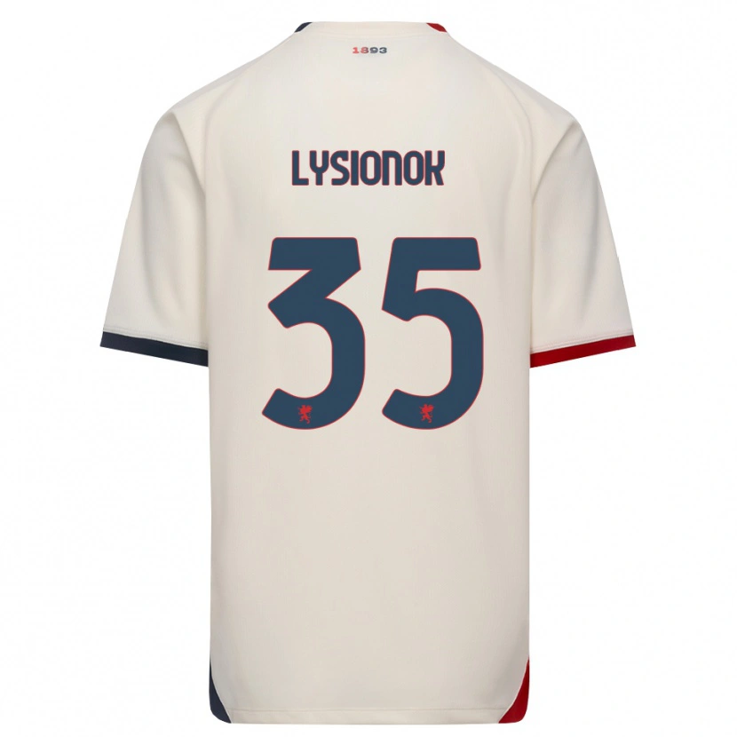 Danxen Kinder Ernestas Lysionok #35 Creme Rot Auswärtstrikot Trikot 2026/27 T-Shirt Österreich