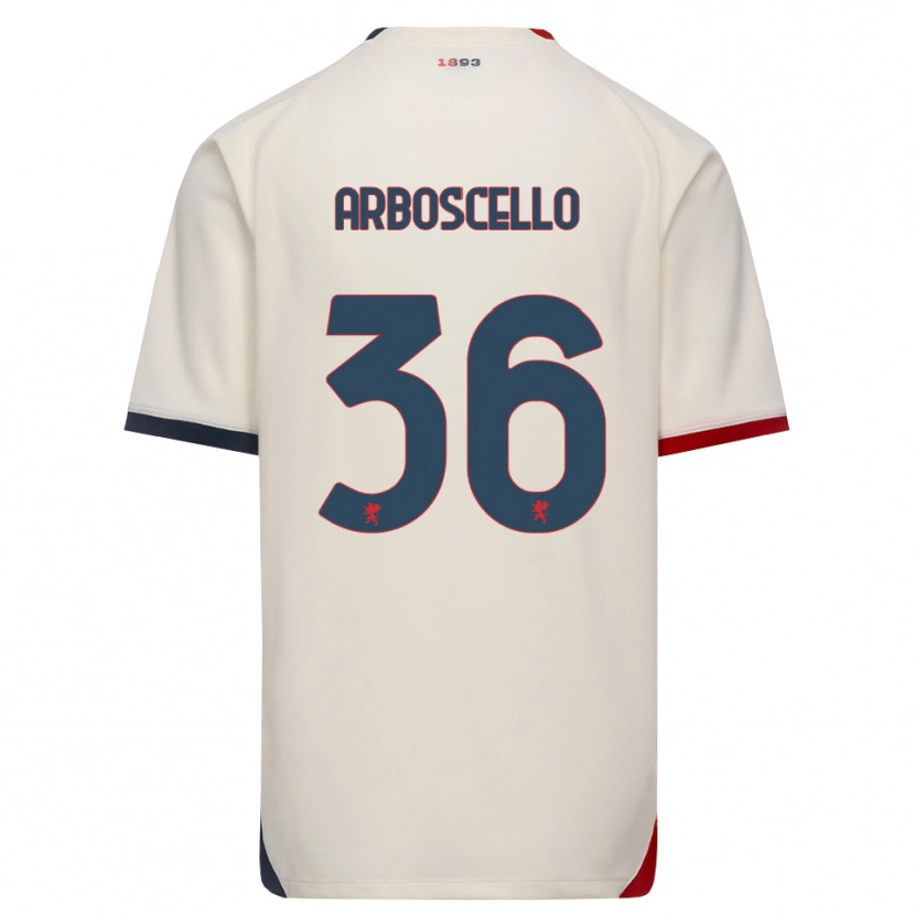 Danxen Kinder Riccardo Arboscello #36 Creme Rot Auswärtstrikot Trikot 2026/27 T-Shirt Österreich