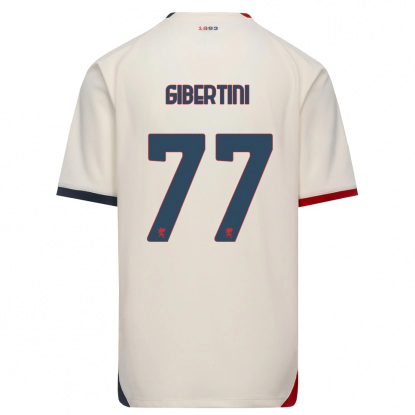 Danxen Kinder Matteo Gibertini #77 Creme Rot Auswärtstrikot Trikot 2026/27 T-Shirt Österreich