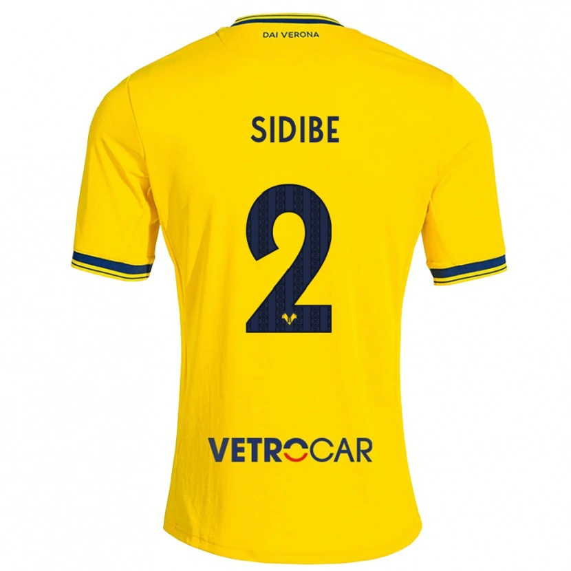Danxen Kinder Amoro Sidibe #2 Gelb Rot Auswärtstrikot Trikot 2026/27 T-Shirt Österreich