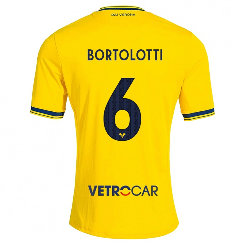 Danxen Kinder Marco Bortolotti #6 Gelb Rot Auswärtstrikot Trikot 2026/27 T-Shirt Österreich