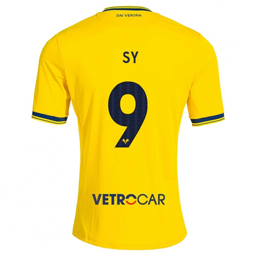 Danxen Kinder Samba Sy #9 Gelb Rot Auswärtstrikot Trikot 2026/27 T-Shirt Österreich